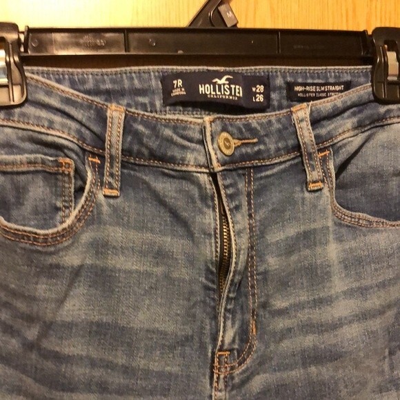 Hollister size 7R high rise slim straight - Picture 4 of 8